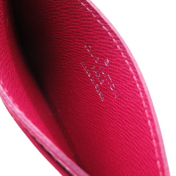 Louis Vuitton Portocarte Sampler Epi Fuchsia Card case LV - Picture 3 of 5